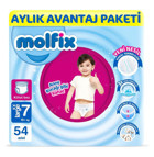 Molfix Pants 7 Numara Külot Bebek Bezi 54'lü