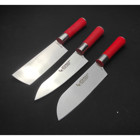 Atasan Red Craft 3'lü Bıçak Seti - Kırmızı
