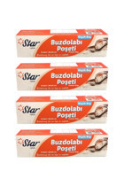 Star Plus Büyük Buz Dolabı Poşeti 4x15 Adet