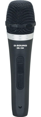 D-Sound DS-194 Dinamik 6.3 mm Kablolu Gri El Mikrofon
