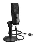 Fifine K670B Kablolu Oyuncu Yayıncı USB Siyah Masaüstü Mikrofon