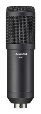 Tascam TM-70 Dinamik 3.5 mm Kablolu Yayıncı Profesyonel Siyah Masaüstü Mikrofon