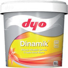 Dyo Dinamik Su Bazlı Silikonlu İpeksi Mat İç Cephe Boyası 15 lt Fildişi