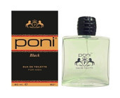 Poni Black EDT Odunsu-Yeşil Elma Erkek Parfüm 90 ml
