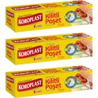 Koroplast Küçük Kilitli Buz Dolabı Poşeti 3x12 Adet