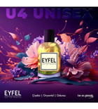 Eyfel U4 Çiçeksi-Odunsu Erkek Parfüm 100 ml