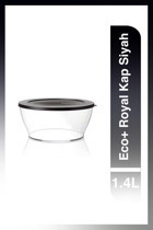 Tupperware Eco+ Royal Yuvarlak Cam Saklama Kabı 1.4 lt