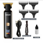 Waer WA-2031 Saç Sakal 4 Başlıklı Çok Amaçlı Sinekkaydı Kuru Tıraş Makinesi