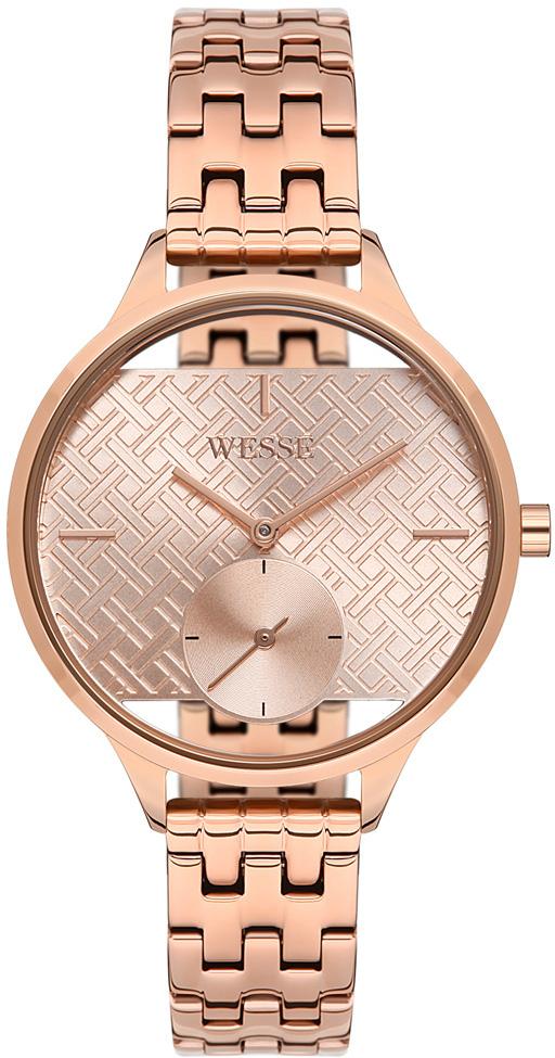 Wesse WWL109602 37 mm Rose Gold Çelik Kordon Analog Kadın Kol Saati