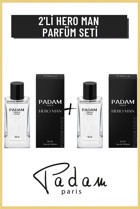 Padam Paris Hero İkili Erkek Parfüm Seti EDP