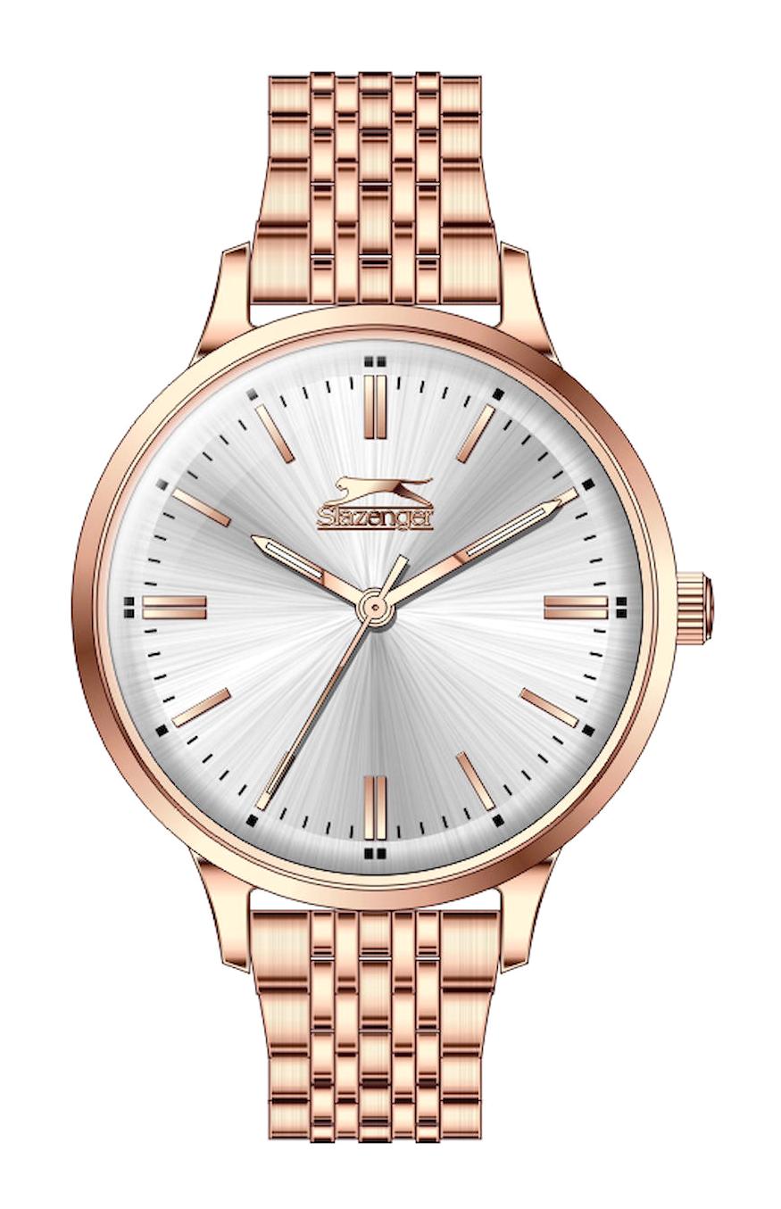 Slazenger SL.09.2043.3.03 37 mm Rose Gold Plastik Kordon Analog Kadın Kol Saati