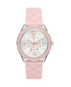 Michael Kors MK7268 Takvimli 40 mm Pembe Silikon Kordon Analog Kadın Kol Saati