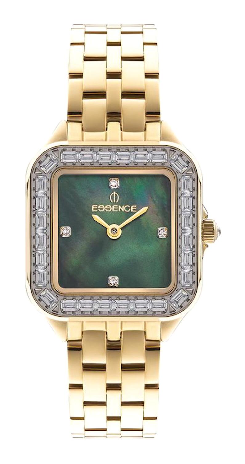 Essence D1148.170 32 mm Altın Çelik Kordon Analog Kadın Kol Saati