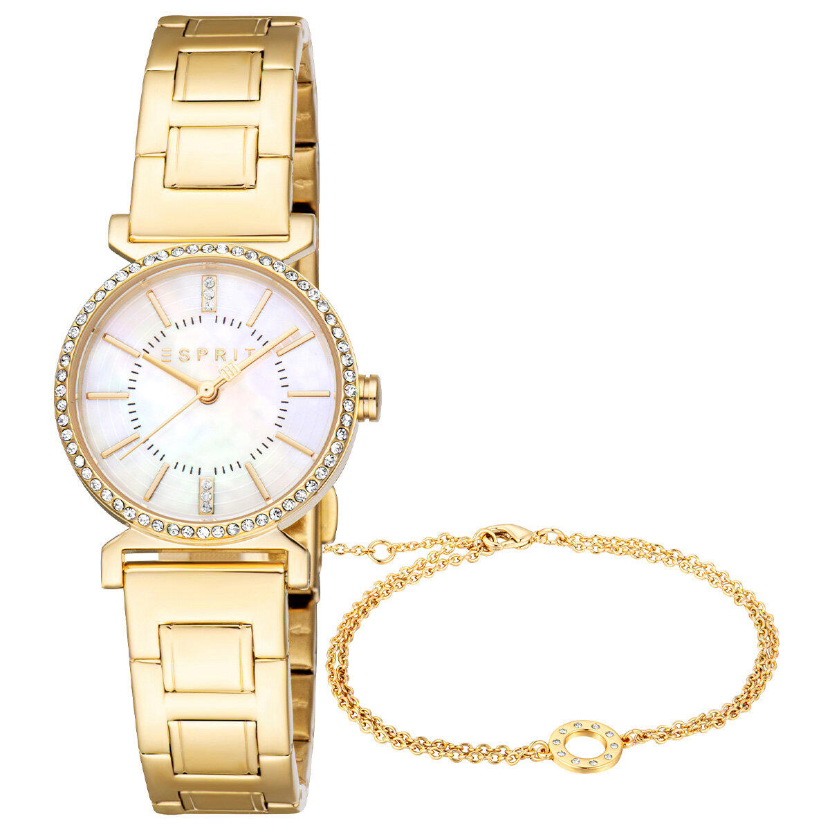 Esprit ES1L422M0025 26 mm Altın Çelik Kordon Analog Kadın Kol Saati