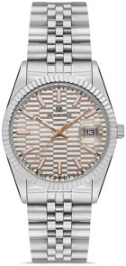 Momentus CW138S-03SS Takvimli 36 mm Gri Çelik Kordon Analog Kadın Kol Saati