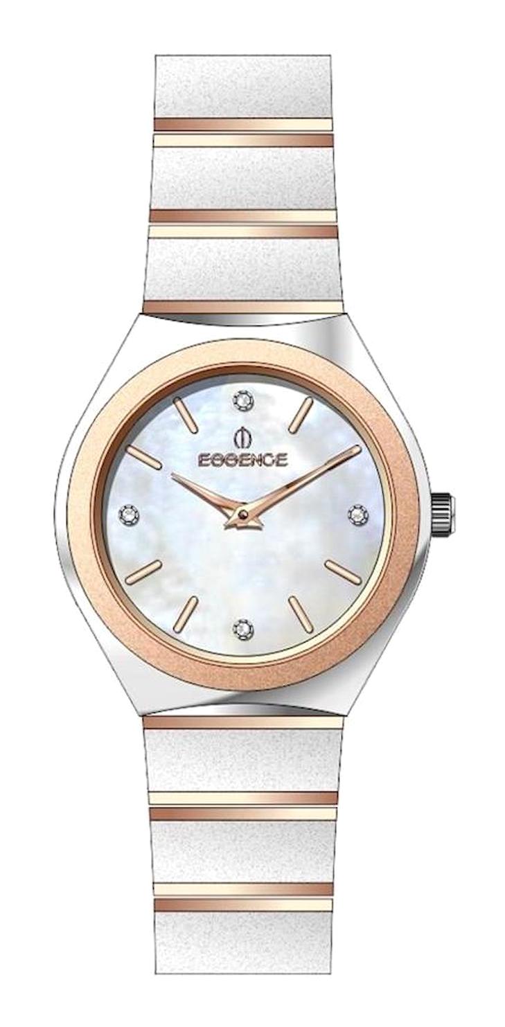 Essence D1145.520 30 mm Gri-Rose Gold Çelik Kordon Analog Kadın Kol Saati
