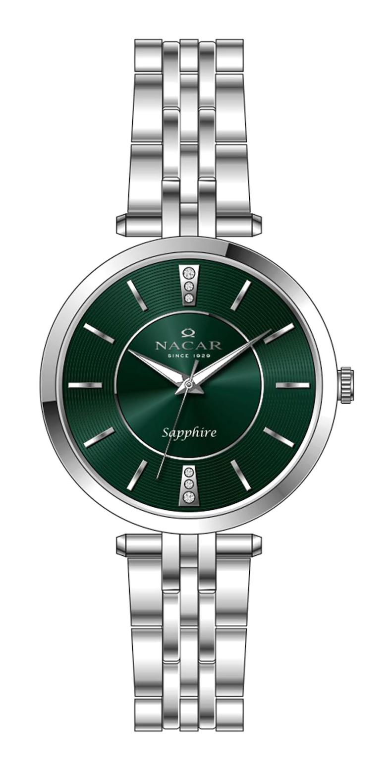 Nacar NC34-39B324-ANM 33 mm Gri Metal Kordon Analog Kadın Kol Saati