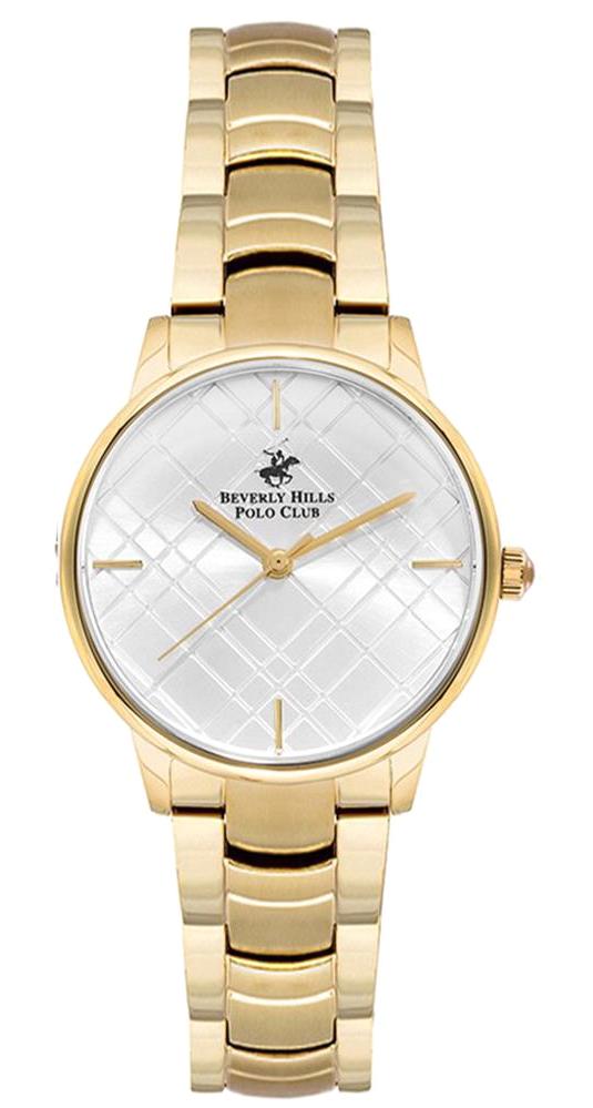 Beverly Hills Polo Club BP3064C.260 32 mm Altın Çelik Kordon Analog Kadın Kol Saati