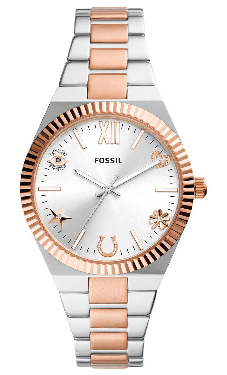 Fossil ES5261 38 mm Gri-Rose Gold Çelik Kordon Analog Kadın Kol Saati