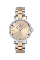 Daniel Klein DK.1.13513.2 34 mm Gri-Rose Gold Metal Kordon Analog Kadın Kol Saati