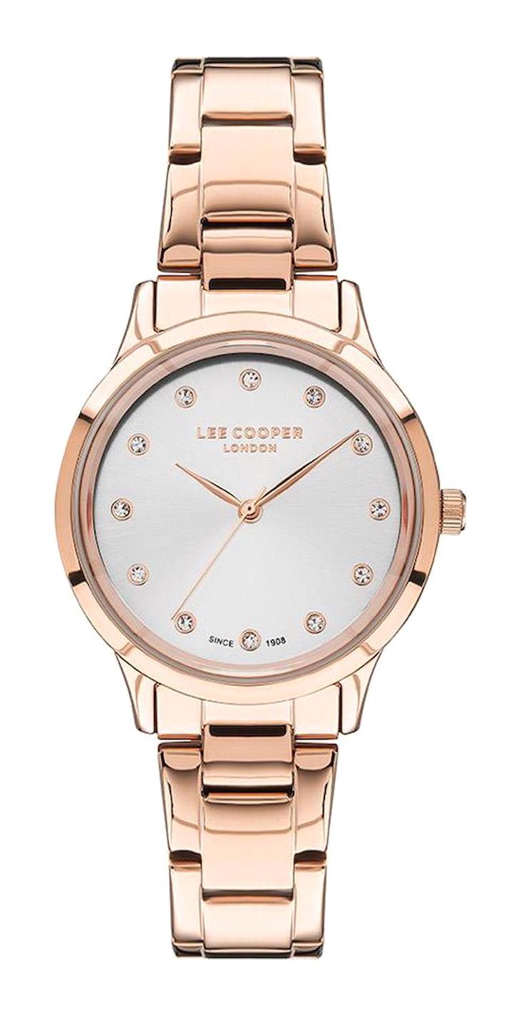 Lee Cooper LC07457.430 40 mm Rose Gold Metal Kordon Analog Kadın Kol Saati