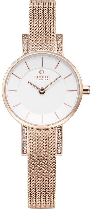 Obaku Denmark V207LEVIMV 24 mm Bronz Çelik Kordon Analog Kadın Kol Saati