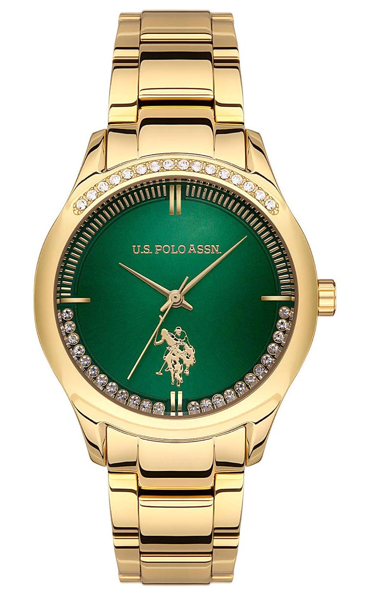 U.S. Polo Assn USPA2060-03 37 mm Altın Çelik Kordon Analog Kadın Kol Saati