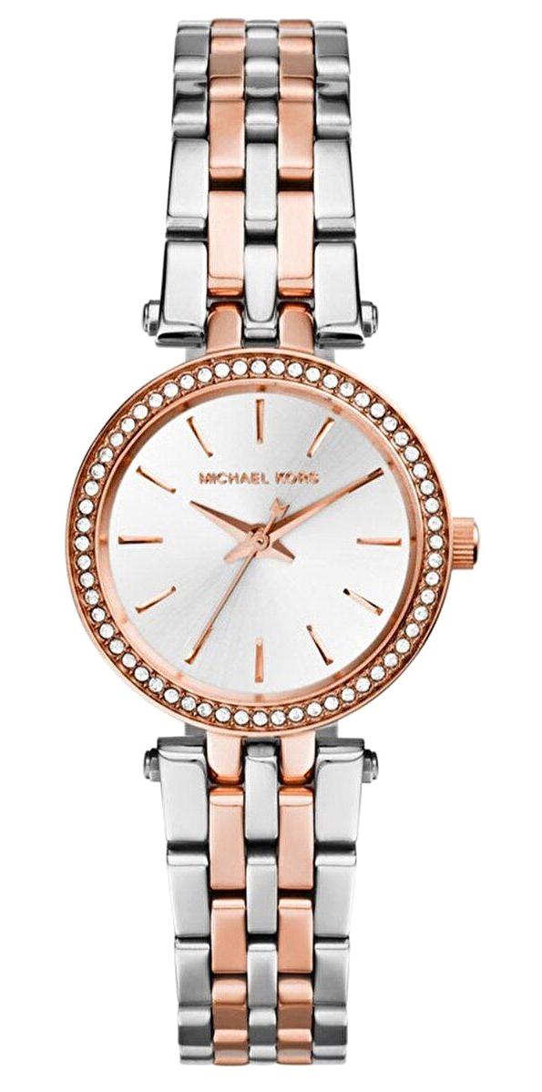 Michael Kors MK3298 26 mm Gri-Rose Gold Çelik Kordon Analog Kadın Kol Saati