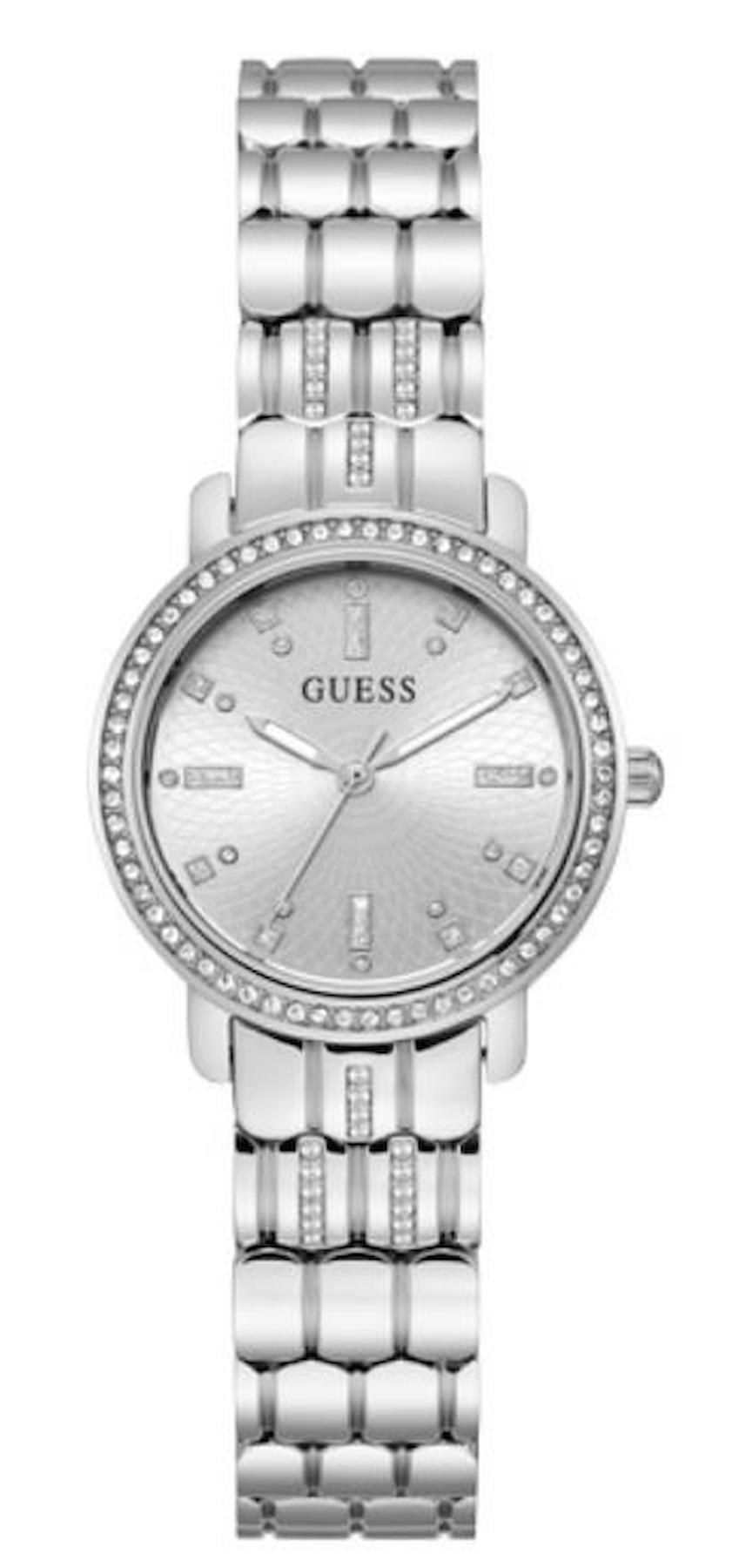 Guess GUGW0612L1 36 mm Gri Çelik Kordon Analog Kadın Kol Saati