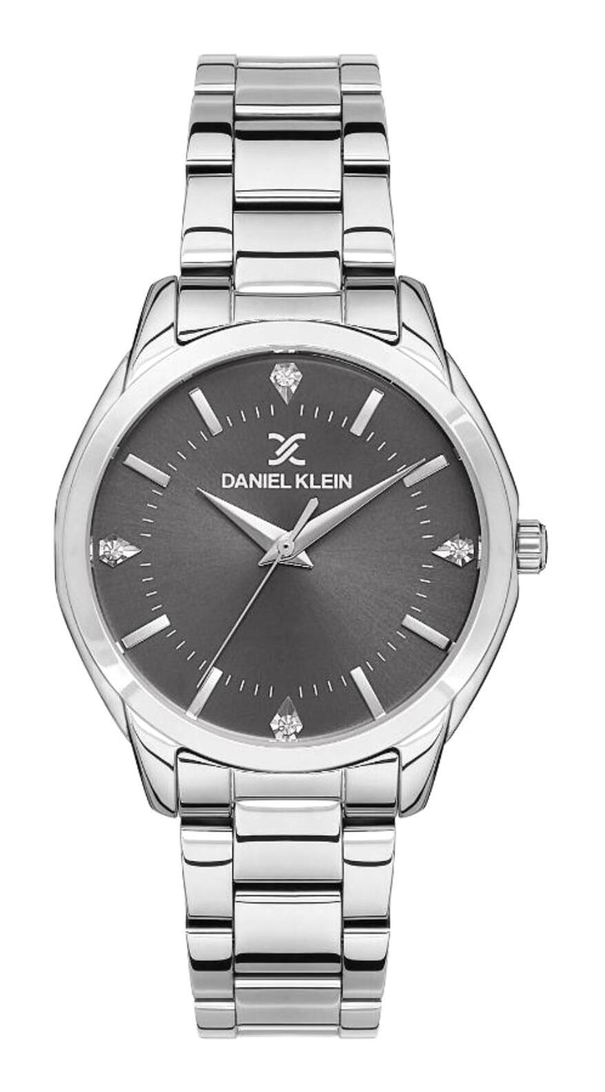 Daniel Klein DK.FT.1.245 31-35 mm Gri Çelik Kordon Analog Kadın Kol Saati