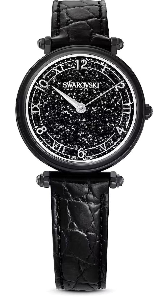Swarovski 5664311 36-40 mm Siyah Çelik Kordon Analog Kadın Kol Saati