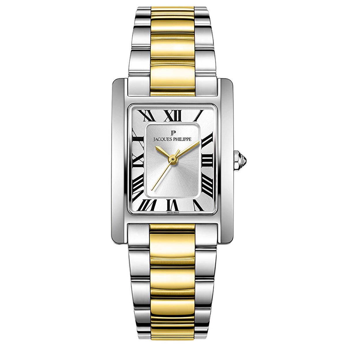 Jacques Philippe JPQLS657328YG 24.5 mm Altın-Gri Çelik Kordon Analog Kadın Kol Saati
