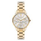 Lee Cooper LC07865.130 Takvimli 36 mm Altın Çelik Kordon Analog Kadın Kol Saati