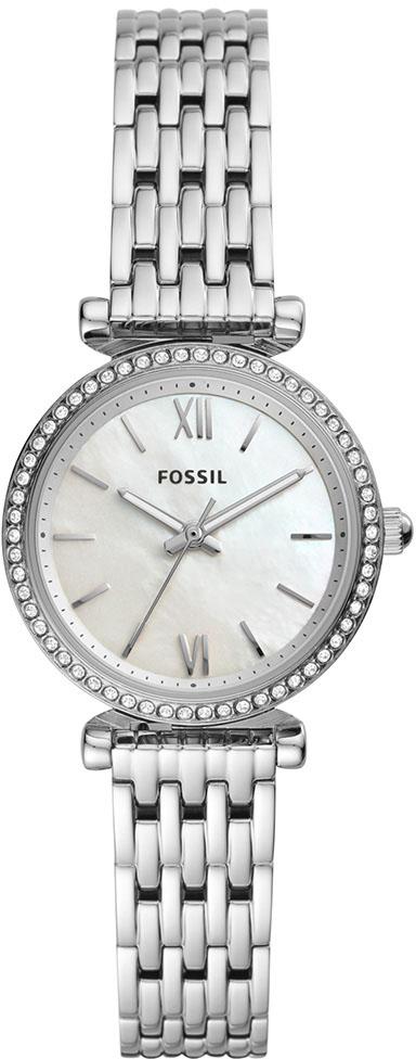 Fossil FES4647 28 mm Gri Çelik Kordon Analog Kadın Kol Saati