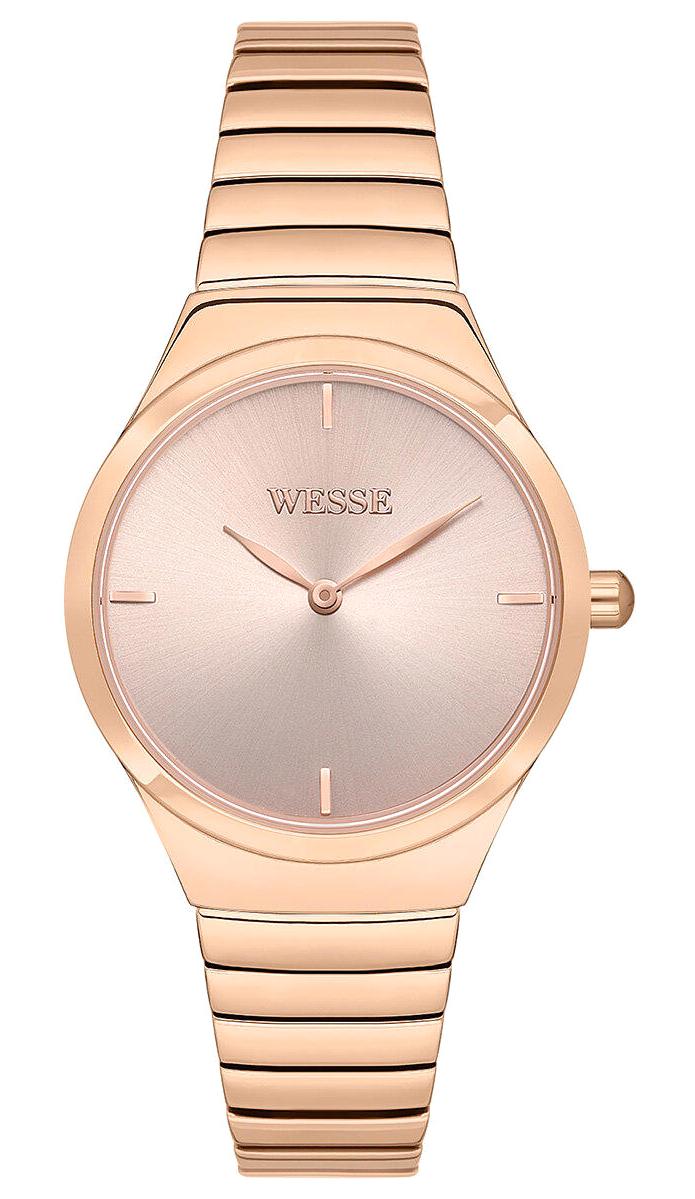 Wesse WWL303105 34 mm Rose Gold Çelik Kordon Analog Kadın Kol Saati