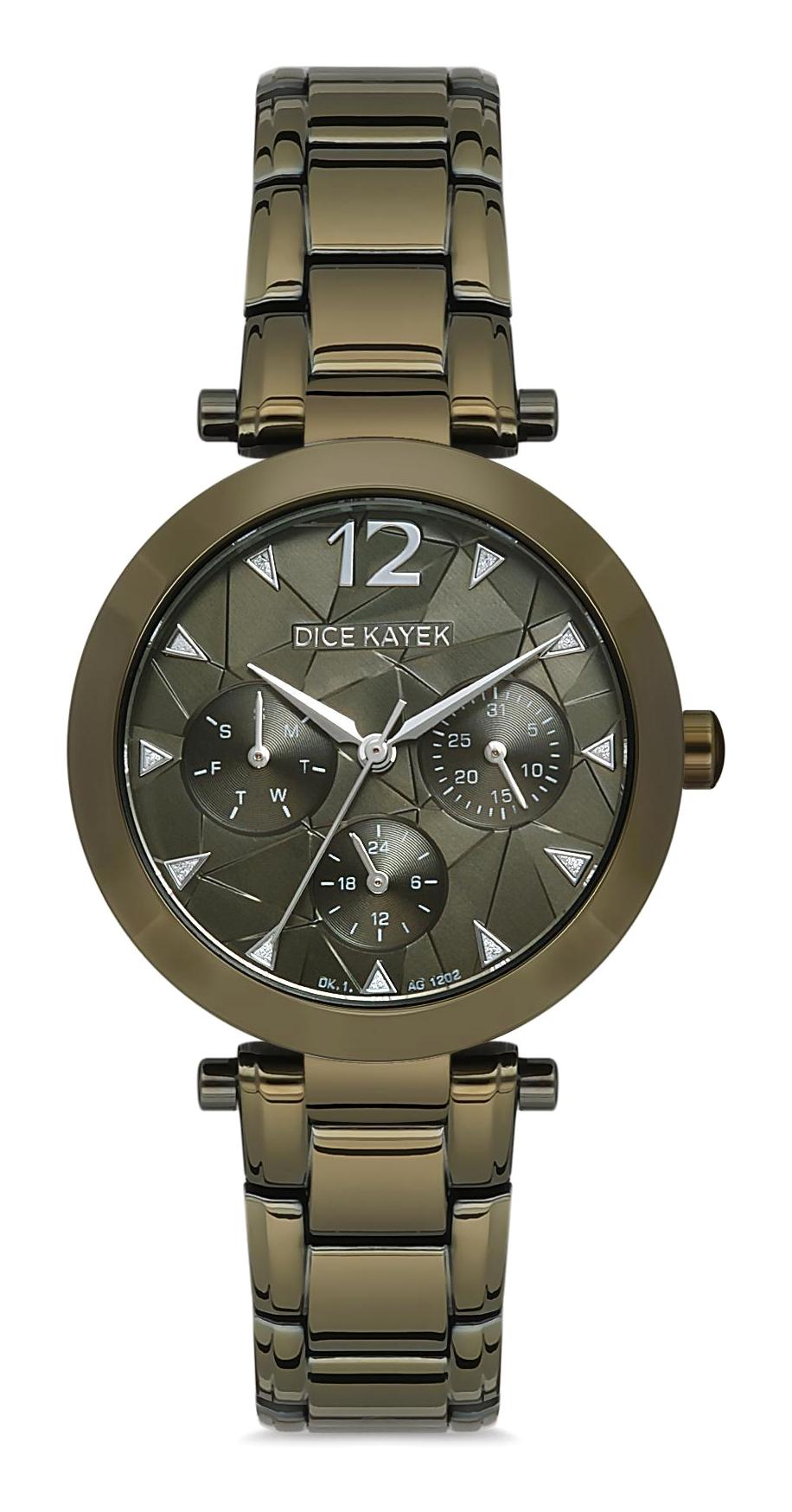 Dice Kayek DK.1.AG1202.07 28 mm Yeşil Çelik Kordon Analog Kadın Kol Saati