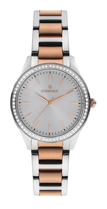 Essence ES6667FE.530 34 mm Gri-Rose Gold Çelik Kordon Analog Kadın Kol Saati