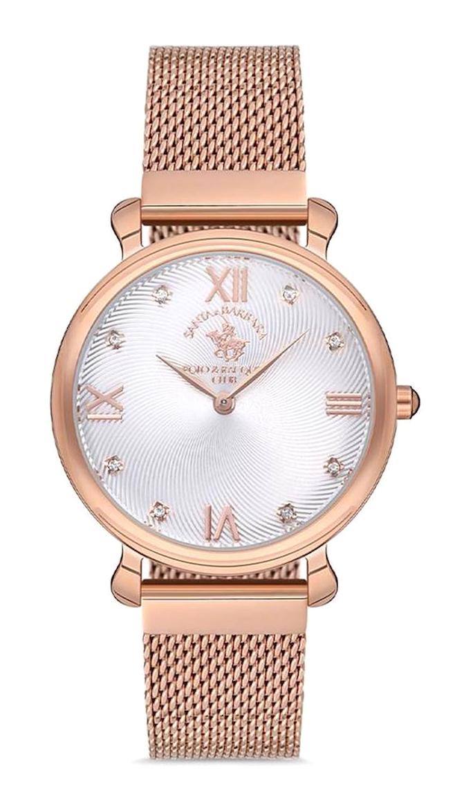 Santa Barbara Polo & Racquet Club SB.1.10016.3A 35 mm Rose Gold Çelik Kordon Analog Kadın Kol Saati