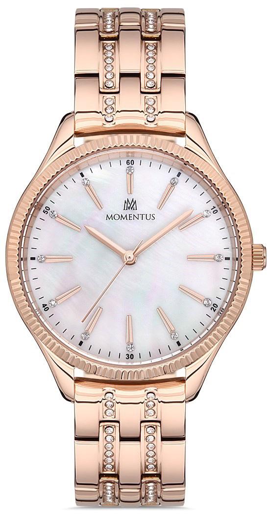 Momentus SW259R-09SR 36 mm Rose Gold Çelik Kordon Analog Kadın Kol Saati