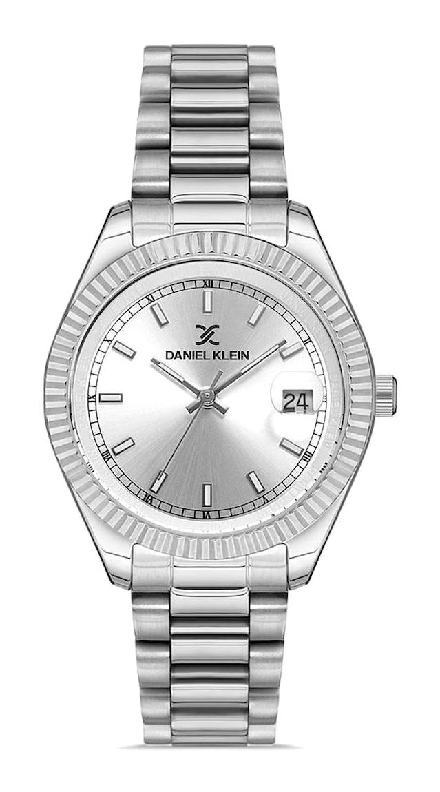 Daniel Klein DK.1.12971.1 35 mm Gri Metal Kordon Analog Kadın Kol Saati