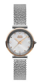 Slazenger SL.09.1821.2.02 31 mm Gri Çelik Kordon Analog Kadın Kol Saati
