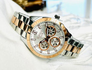 Jg. Polo Club JPC.0124-B02359C.03 Takvimli 33 mm Gri-Rose Gold Çelik Kordon Analog Kadın Kol Saati