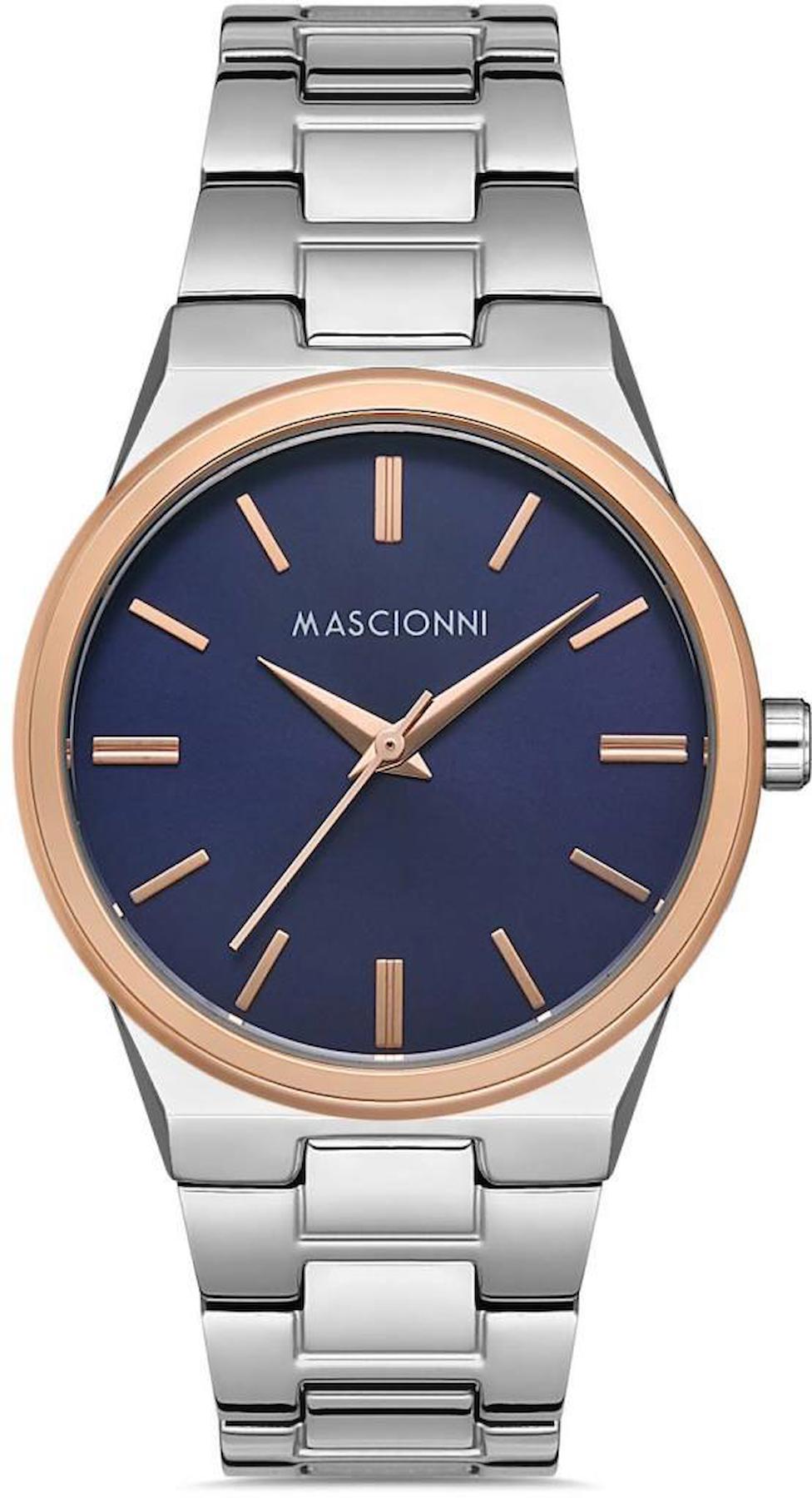 Mascionni M.1.1981D.06 38 mm Gri Çelik Kordon Analog Kadın Kol Saati