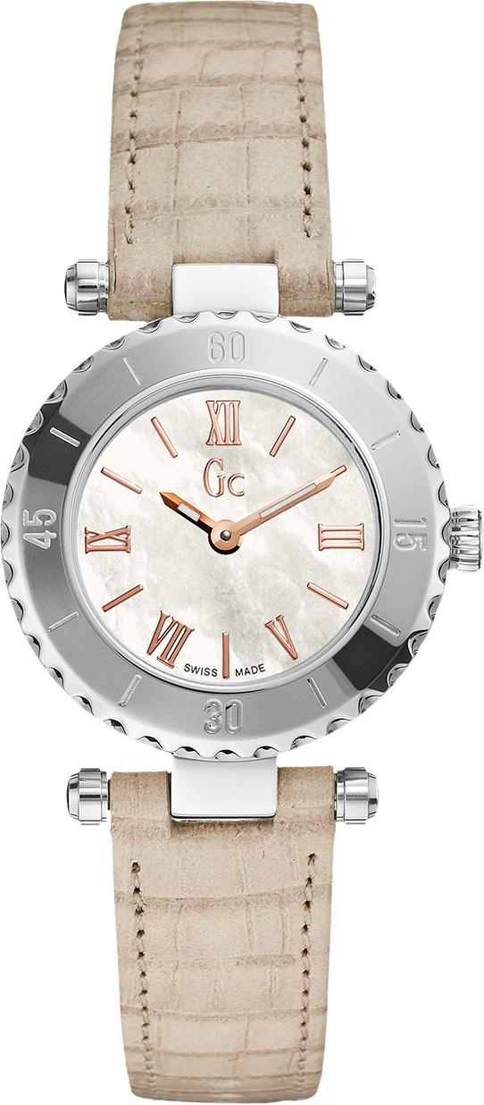 Guess GCX70030L1S 36 mm Krem Deri Kordon Analog Kadın Kol Saati