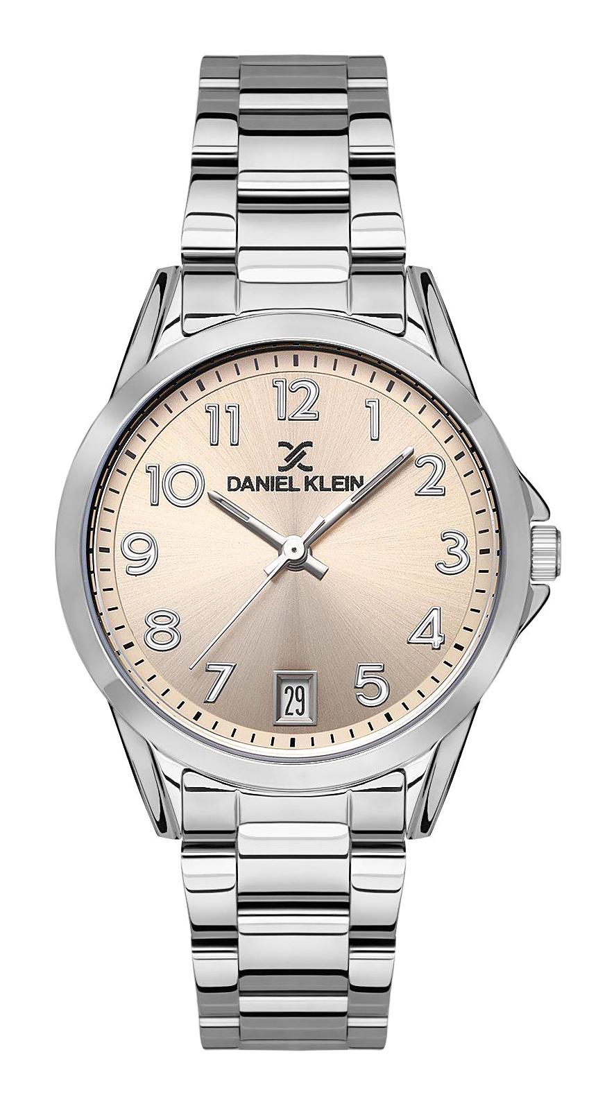 Daniel Klein DKE.1.10267.7 34 mm Gri Metal Kordon Analog Kadın Kol Saati