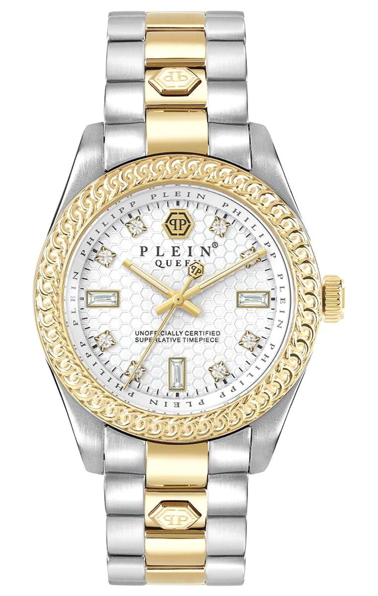 Philipp Plein PWDAA0521 36 mm Altın-Gri Çelik Kordon Analog Kadın Kol Saati