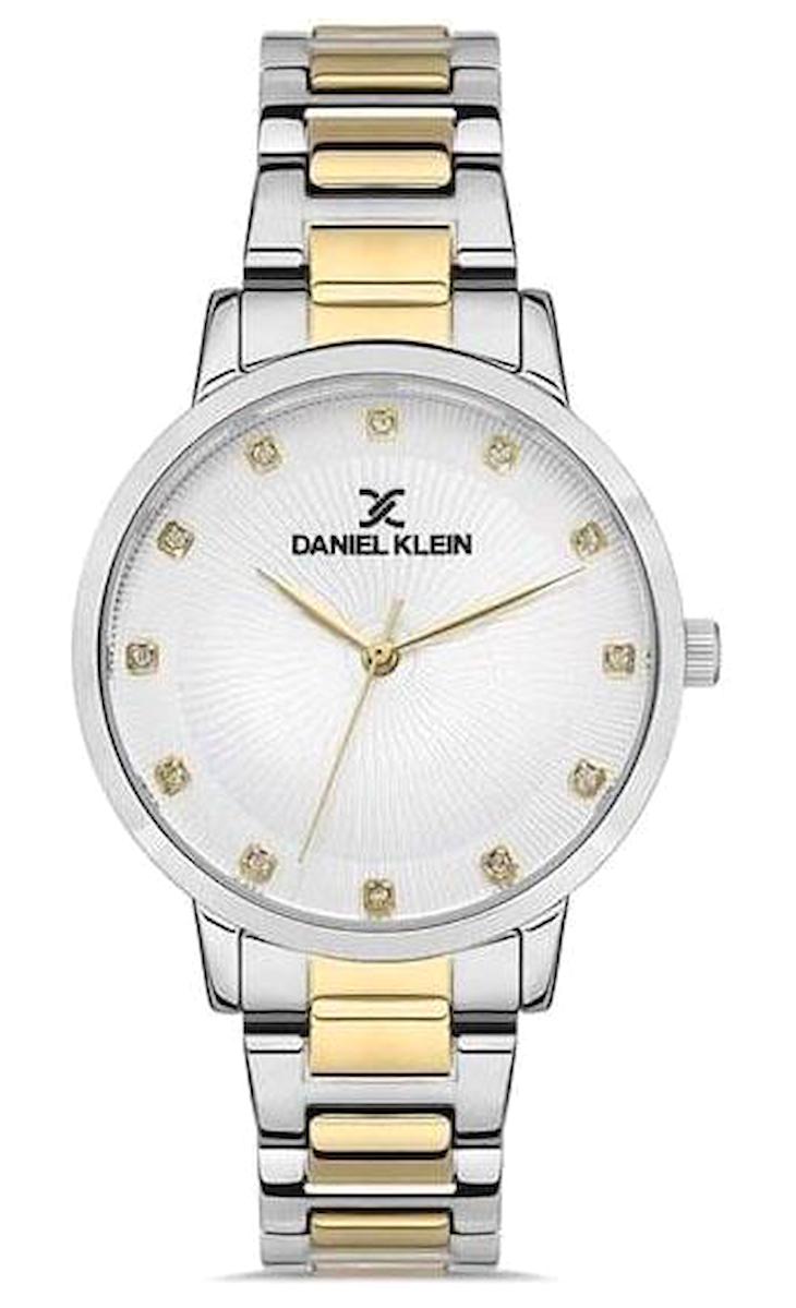 Daniel Klein DKE.1.10007.5 35 mm Altın-Gri Çelik Kordon Analog Kadın Kol Saati