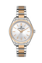 Daniel Klein DK.1.13483-5 34 mm Gri-Rose Gold Metal Kordon Analog Kadın Kol Saati