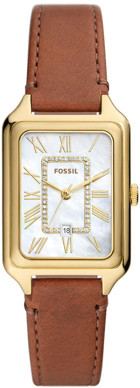 Fossil FES5307 26 mm Kahverengi Deri Kordon Analog Kadın Kol Saati