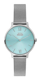 Slazenger SL.09.1823.2.06 34 mm Gri Hasır Kordon Analog Kadın Kol Saati